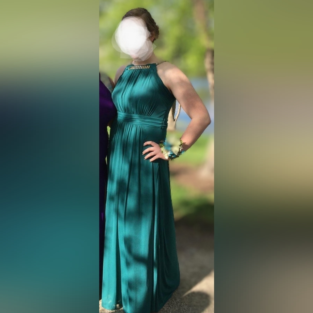 Melrose prom dress, green, size 14